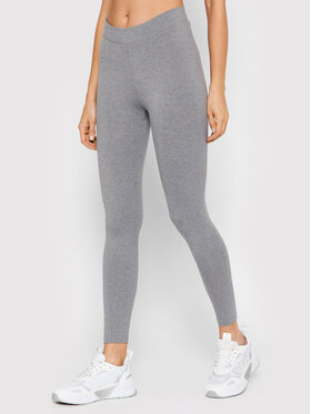 4F 4F Legginsy NOSH4-LEG350 Szary Slim Fit