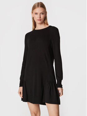 TWINSET TWINSET Trikotažinė suknelė 222TT3280 Juoda Regular Fit