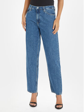Calvin Klein Jeans Calvin Klein Jeans Jeans hlače 90's J20J221680 Mornarsko modra Straight Fit