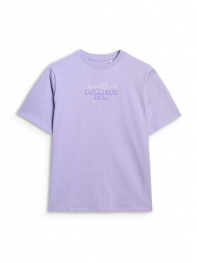 4F 4F T-Shirt KITTY JOGA Fioletowy jasny Oversize