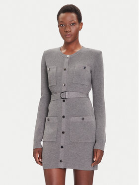 Liu Jo Liu Jo Kötött ruha MF5371 MS99E Szürke Slim Fit