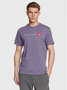 The North Face The North Face T-Shirt Never Stop Exploring NF0A7X1M Fioletowy Regular Fit