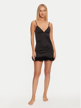 Guess Guess Spavaćica O4BX00 WEFC2 Crna Regular Fit
