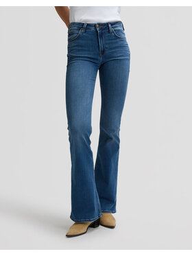 Lee Lee Jeansy BREESE Niebieski Bootcut Fit