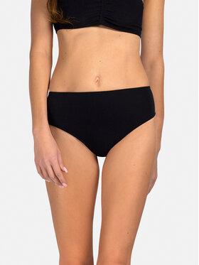 Miss Lou Miss Lou Bikini pezzo sotto D-BE2-CZ Nero