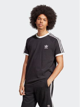 adidas adidas T-krekls Adicolor Classics 3-Stripes T-Shirt IA4845 Melns Slim Fit