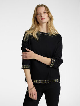 Elena Mirò Elena Mirò Felpa G274Z000416N033 Nero Regular Fit