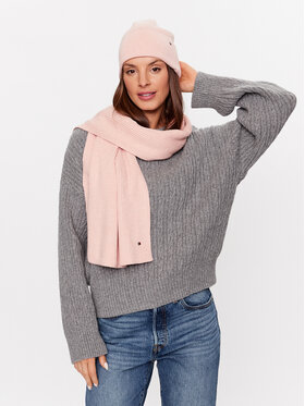 Tommy Hilfiger Tommy Hilfiger Комплект шал и шапка Essential AW0AW13911 Розов