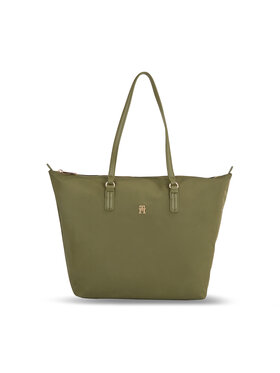 Tommy Hilfiger Tommy Hilfiger Ročna torba Poppy Tote AW0AW15214 Zelena