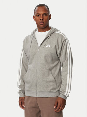 adidas adidas Majica dugih rukava Essentials 3-Stripes French Terry KY4173 Siva Regular Fit