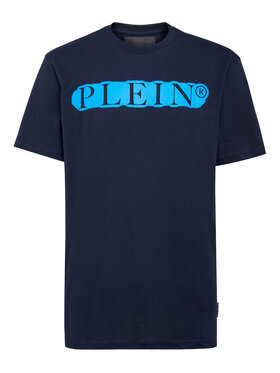 PHILIPP PLEIN PHILIPP PLEIN Tričko 89 Tmavomodrá Regular Fit