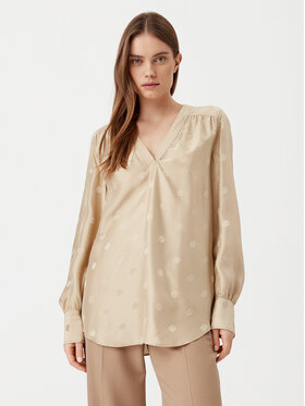 BOSS BOSS Bluse 50532823 Beige Regular Fit
