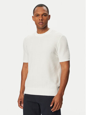 BOSS BOSS Sweter H-Nilton 50560468 Biały Regular Fit