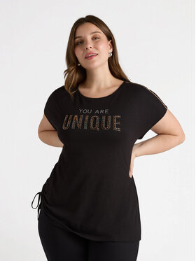 Fiorella Rubino Fiorella Rubino T-shirt G058L008368N033 Nero Regular Fit