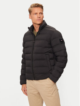 Tommy Hilfiger Tommy Hilfiger Geacă de iarnă MW0MW37259 Negru Regular Fit