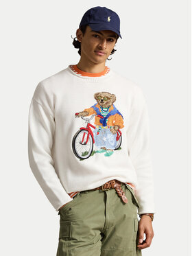 Polo Ralph Lauren Polo Ralph Lauren Svetr 710B13896001 Bílá Regular Fit