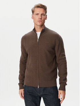 Gant Gant Kardigan 8050334 Pruun Regular Fit
