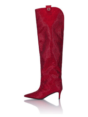 PHILIPP PLEIN PHILIPP PLEIN Kozaki 26653 Czerwony