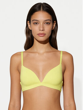 Tommy Hilfiger Tommy Hilfiger Trikotni nedrček UW0UW06041 Svetlo rumena