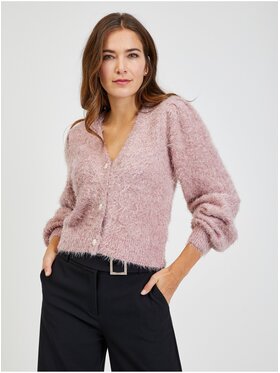 Orsay Orsay Kardigan 505491232000__M Różowy Regular Fit