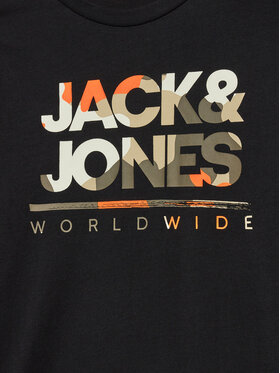 Jack&Jones Junior Bluza Luke 12259498 Črna Standard Fit