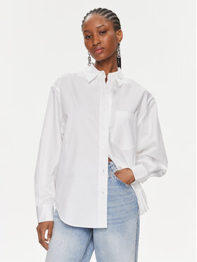 Calvin Klein Calvin Klein Cămașă K20K206749 Alb Relaxed Fit