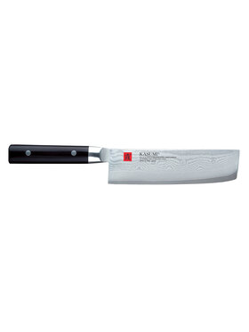 Kasumi Kasumi Nóż japoński Nakiri Damascus Czarny