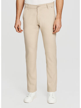 Pako Lorente Pako Lorente Chinosy P26SF-WX-009 Beżowy Slim Fit