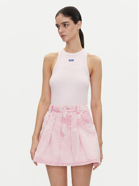 HUGO HUGO Marškinėliai Easy Tank_B 50508857 Šviesiai rožinė Slim Fit