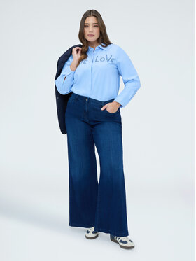 Fiorella Rubino Fiorella Rubino Jeans P463T005154N034 Blu Over Fit