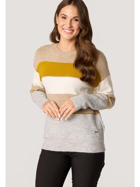 QUIOSQUE QUIOSQUE Sweter Quiosque 6NP002123 Beżowy Regular Fit