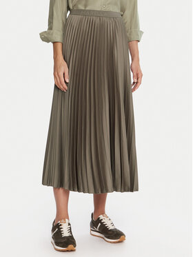 Marella Marella Fustă plisată Pontiac 2523106045 Verde Regular Fit