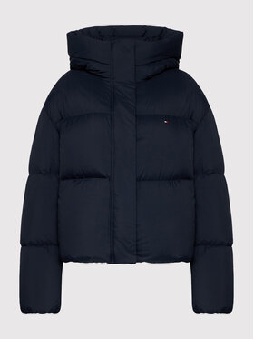 Tommy Hilfiger Tommy Hilfiger Dūnu jaka WW0WW29933 Tumši zils Loose Fit