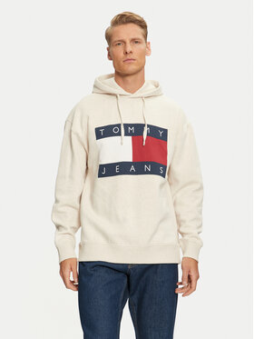 Tommy Jeans Tommy Jeans Majica dugih rukava DM0DM20591 Bež Relaxed Fit