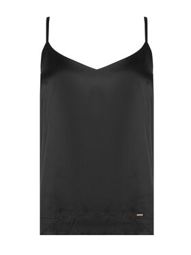 Simple Simple Marškinėliai 62TSLED102 Juoda Regular Fit