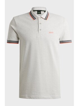 BOSS Boss Polo 50469055-058 Szary Regular Fit