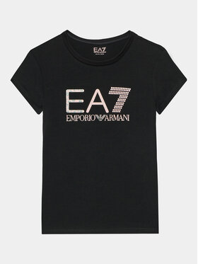 EA7 Emporio Armani EA7 Emporio Armani T-Shirt 6RFT15 FJ2HZ 1200 Czarny Regular Fit