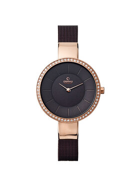 Obaku Obaku Zegarek V179LEVNMN Czarny