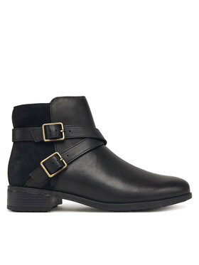 Clarks Clarks Polokozačky Havisham Bay 26182941 Černá