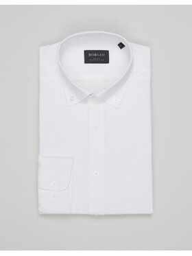 Borgio Borgio Koszula gonzaga_00705 Biały Slim Fit