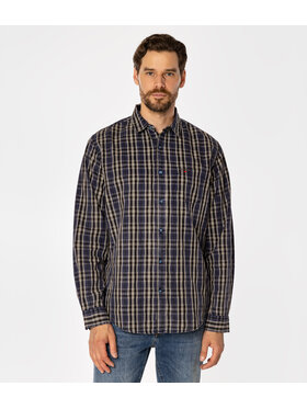 Lee Cooper Lee Cooper Koszula WILL Granatowy Regular Fit