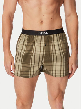 BOSS BOSS Bokserių komplektas 2P Boxer 50535781 Žalia