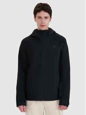4F 4F Μπουφάν μεταβατικό 4FWSS25TTJAM703-20S Μαύρο Regular Fit