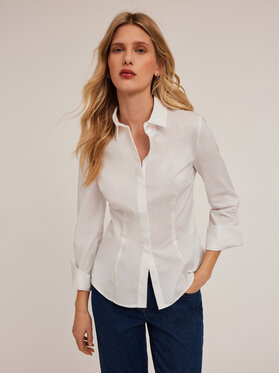 Motivi Motivi Camicia 5326Q200864N011 Bianco Regular Fit