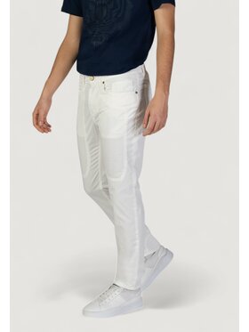 Jeckerson Jeckerson Pantalone da abito JOHN 5 TASCHE TOPPA Bianco To Fit