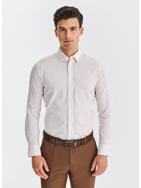 Pako Lorente Pako Lorente Koszula P25WF-1X-057 Biały Slim Fit