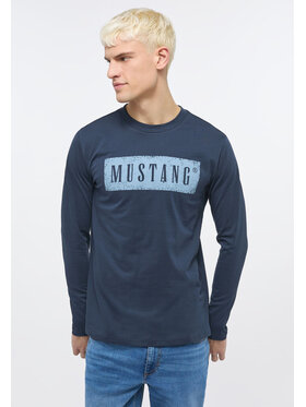 Mustang Mustang T-Shirt ADRIAN C Niebieski Regular Fit