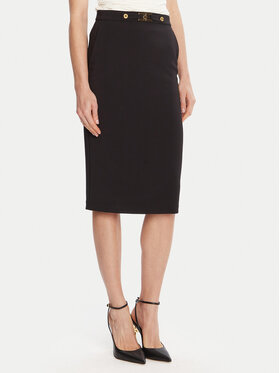 Elisabetta Franchi Elisabetta Franchi Пола тип молив GO-137-56E2-V320 Черен Regular Fit