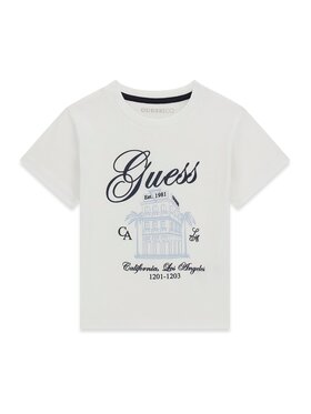 Guess Kids Guess Kids T-Shirt 181961 Bílá Classic Fit