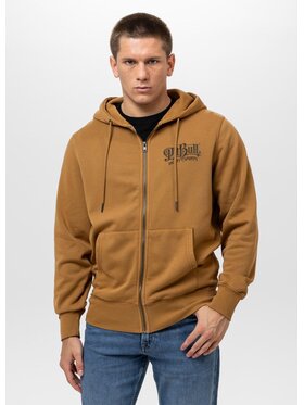 PITBULL PITBULL Bluza Washed MULTISPORT Żółty Regular Fit